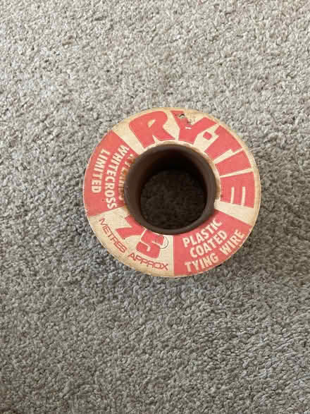 Photo of free Nearly full reel of plastic coated tying wire (Longbarn WA2) #3