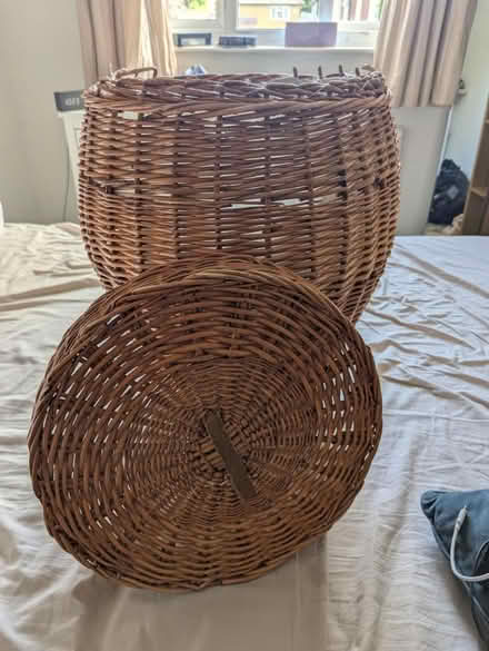 Photo of free Wicker laundry basket (CM12) #3