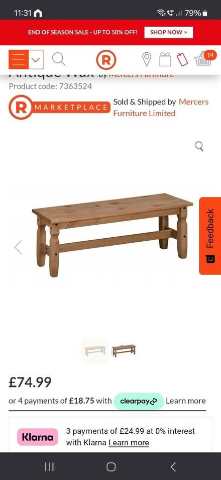 Photo of free Bench seat (Canford Heath, BH17 8) #1