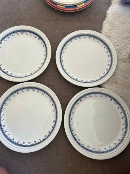 Photo of free Set of four large dinner plates (Barking IG11) #2