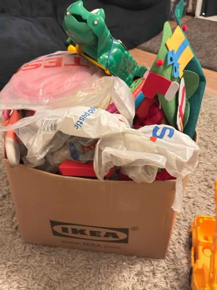 Photo of free Box of random toys,moulders,bricks (Levenshulme) #1