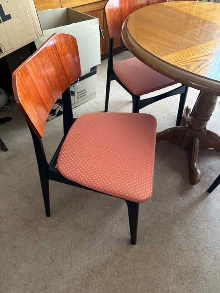 Photo of free Round dining table and four chairs (Longden Road, Shrewsbury) #2
