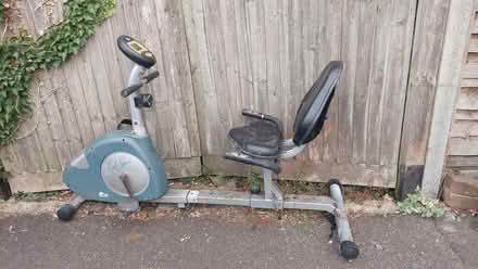 Photo of free Carl Lewis recumbent exercise bike. (Turnford EN8) #1