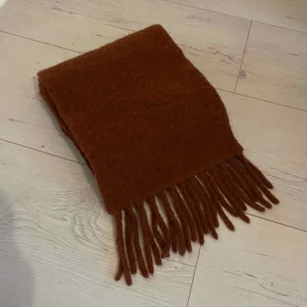 Photo of free Burgundy Alpaca Scarf (Levenshulme M19) #1