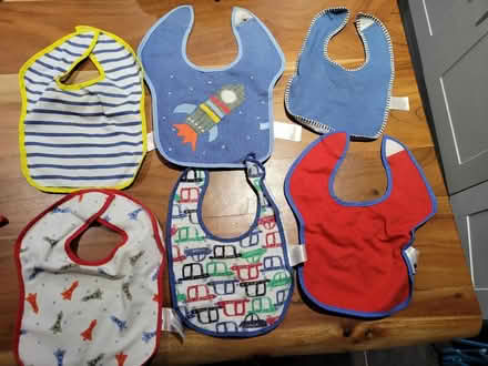 Photo of free 6 waterproof bibs (Harlington, LU5) #1