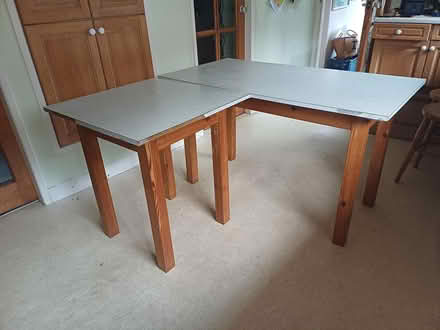 Photo of free 2 matching kitchen tables (Stourport, Worcs, DY13) #2