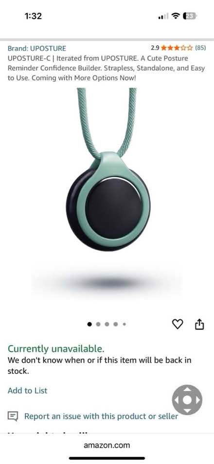 Photo of free Posture correction device (Belmont-Watertown) #1