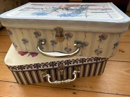 Photo of free Two A4 size suitcase type boxes (Tuckton. BH6) #1