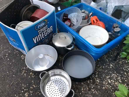 Photo of free Kitchen Utensils, pans, baking tins, glassware etc. (Beaconsfield HP9) #1
