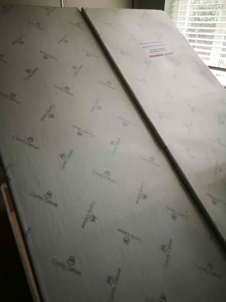 Photo of free Small double 4 foot ottoman bed frame with headboard, grey (South Benfleet SS7) #3