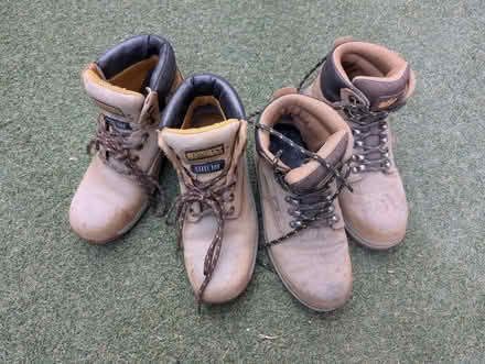 Photo of free Steel toe cap boots, size 5 (Rayleigh) #1