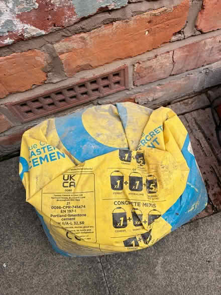 Photo of free Half bag of cement (Heaton Mersey M19) #1