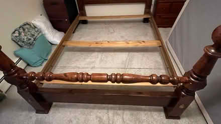 Photo of free Queen Bed Frame with Boxspring (Center Valley PA) #4