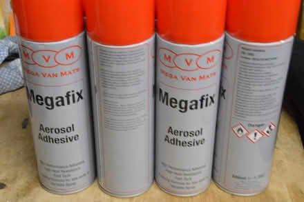 Photo of free 7 cans Megafix Aerosol Adhesive (Beaconsfield HP9) #2