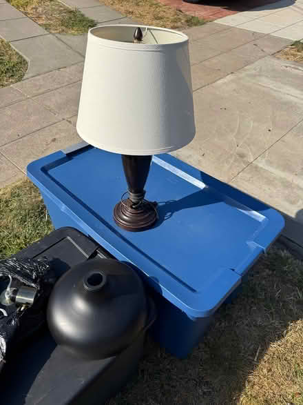 Photo of free Storage bins, lamp, bubble wrap (Thousand Oaks Berkeley) #1