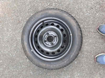 Photo of free Nissan Micra wheel and tyre (Pengorffwysfa LL68) #1