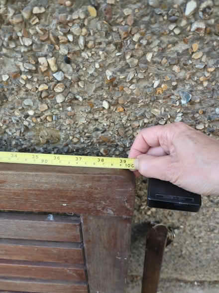 Photo of free Hard wood garden table (Guildford GU2) #2