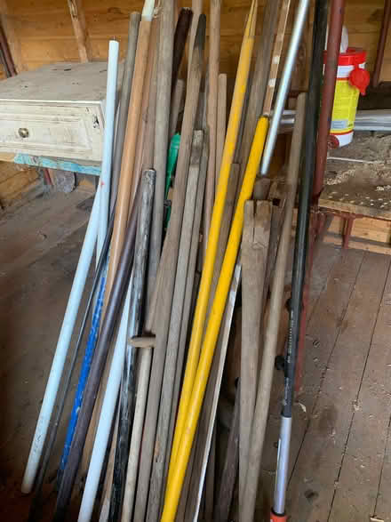 Photo of free Wood handles and poles (Pebsham TN40) #1