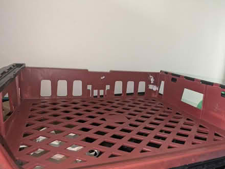 Photo of free Black and red crates (E14 Isle of Dogs) #2