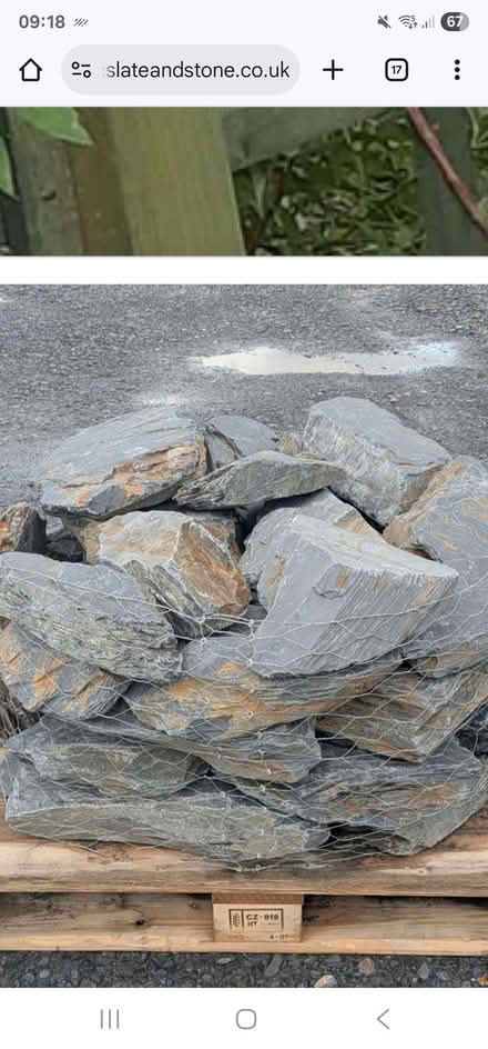 Photo of Bricks, rocks or bolders for garden border (Hartwood Green PR7) #1