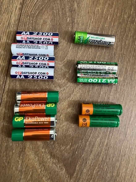 Photo of free Rechargeable AA batteries (Ni-Mh) (Kempston) #1