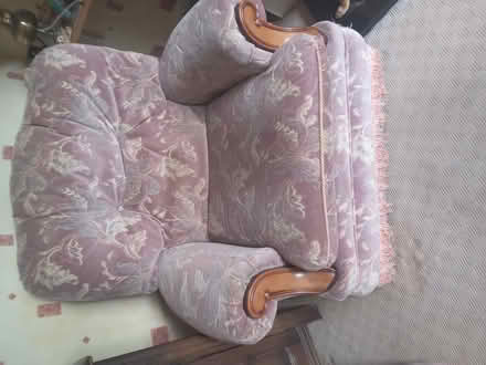 Photo of free Sofa and two arm chairs (Neston CH64) #2