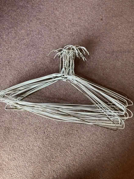 Photo of free 31 metal coat hangers (Parkstone, Poole. BH14.) #1