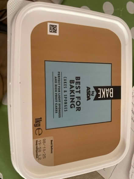 Photo of free 1kg Asda baking spread (Abingdon OX14) #1