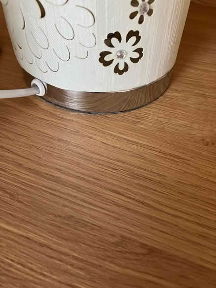 Photo of free Decorative table lamp with chrome effect base (Aston CH5) #4