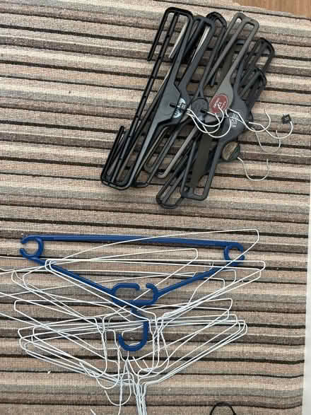 Photo of free Various wire and trouser hangers (Northcourt OX14) #1