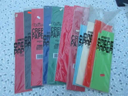 Photo of free Crepe paper (Woodley RG5) #1