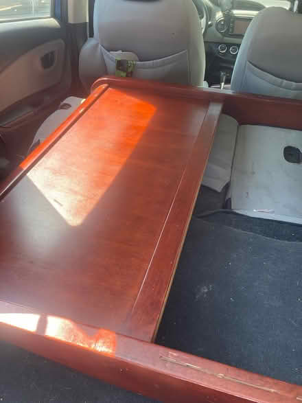 Photo of free Twin wood headboard and footboard (Foothill Boulevard Cupertino) #3