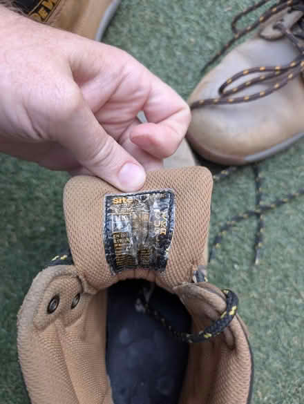 Photo of free Steel toe cap boots, size 5 (Rayleigh) #2