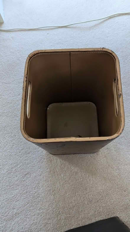 Photo of free wastepaper bin - crying out to be up-cycled. (Slateford EH14) #2