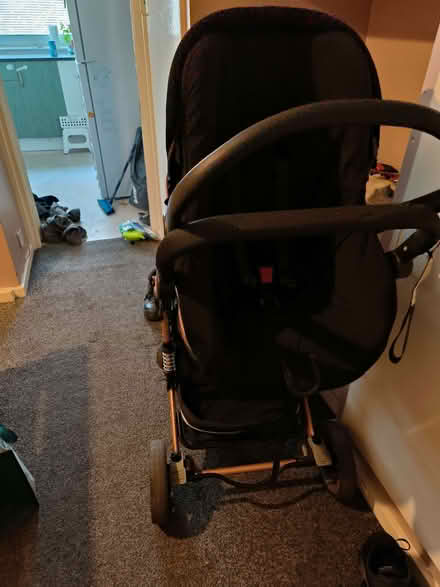 Photo of free Used pushchair with baby car seat. (North Road N7) #1