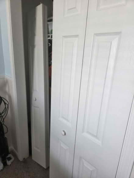 Photo of free 4 bi-fold panels for 2 closets (Auburn Green sub division) #1