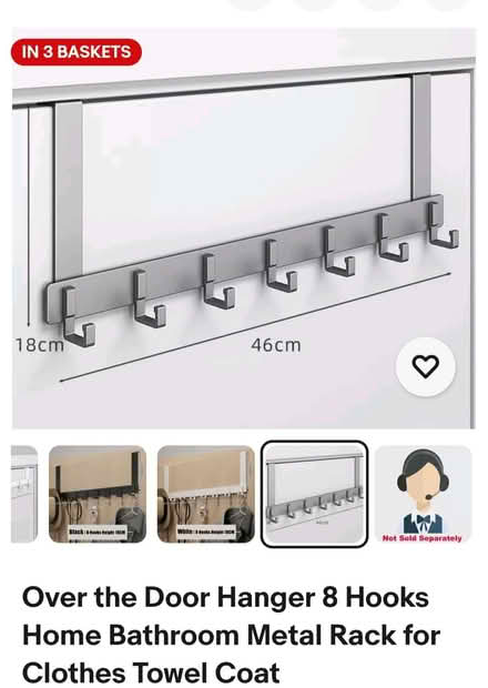 Photo of Over the door hooks (Pittville GL50) #1