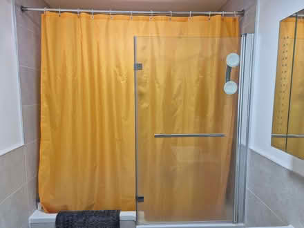 Photo of free shower curtain (Norbury SW16) #1