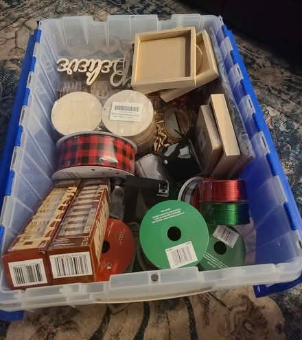 Photo of free Tons of craft supplies, mostly Xmas (Parker Ave at Pearl, Aurora) #1