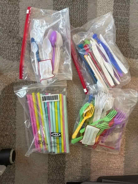 Photo of free Plastic cutlery & straws (Coney Hall BR4) #1