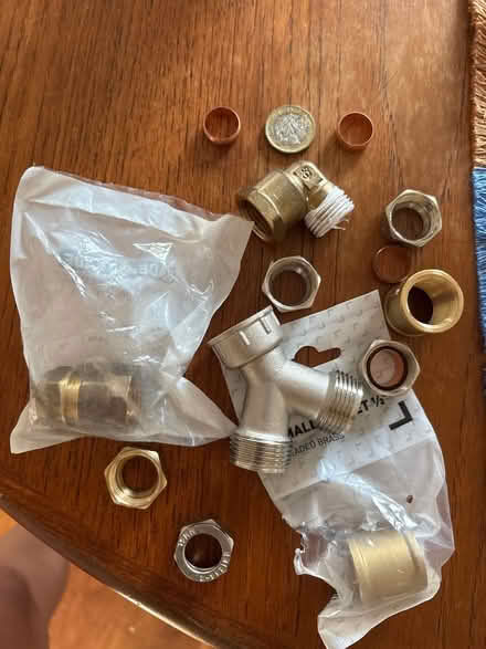 Photo of free Assorted plumbing joints/connectors (Wood Green) #1