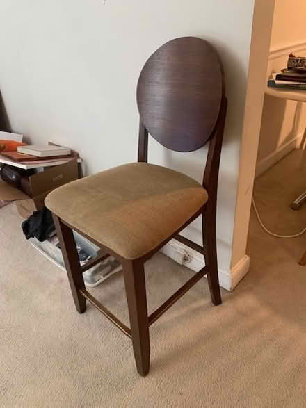 Photo of free sturdy counter height chair (Chestnut Hill) #1