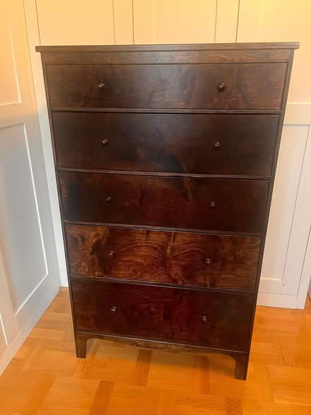 Photo of free Warren Evans tall chest of drawers (Downley HP13) #1