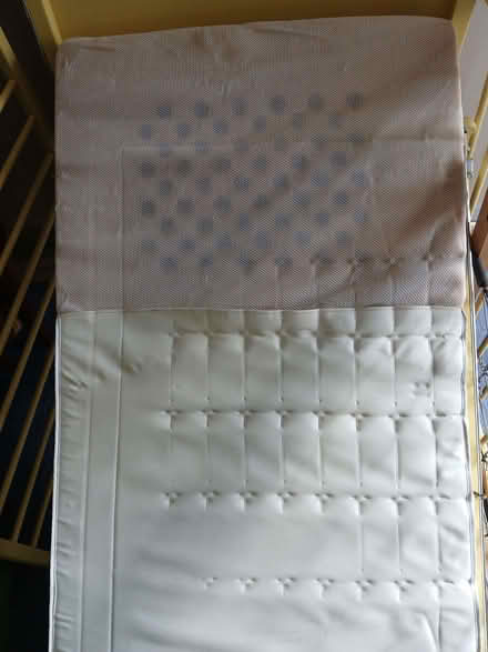 Photo of free Wooden cot, yellow (Middlewood S35) #2