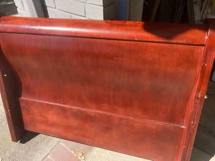 Photo of free Twin wood headboard and footboard (Foothill Boulevard Cupertino) #2