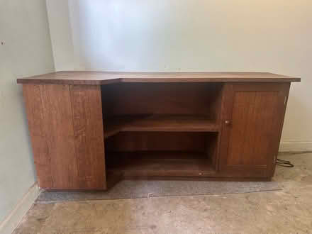Photo of free Wooden corner cupboard uniy (Montford Bridge) #1