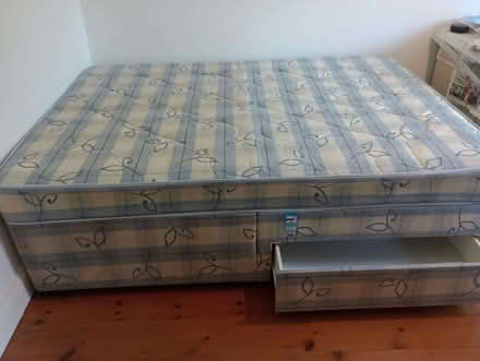 Photo of free Double bed with mattress (St Teath PL30) #1