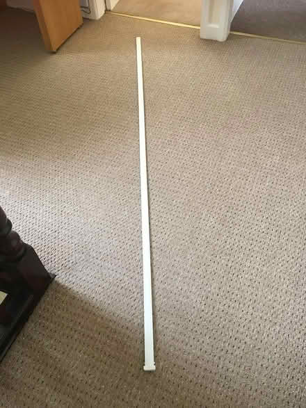 Photo of free White Curtain Track with fixings (Euxton PR7) #1