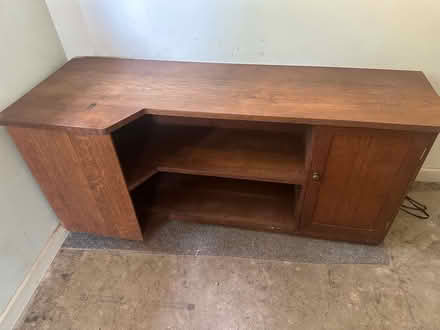 Photo of free Wooden corner cupboard uniy (Montford Bridge) #4