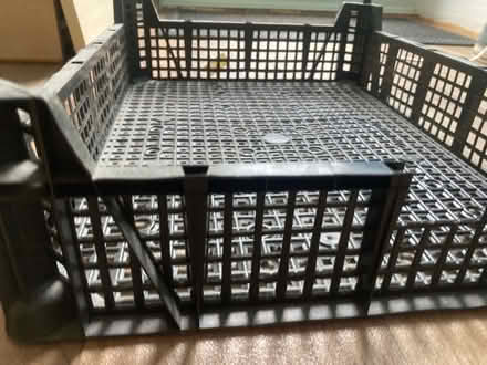 Photo of free Small black plastic crate (Abingdon OX14) #1